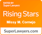 rated by super lawyers rising stars missy m. cornejo superlawyers.com